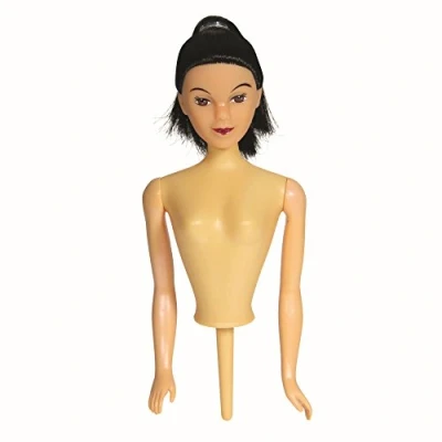 Obrázek Cake Company DP203 PME panenka s černým vlasem, plast, vícebarevná, 6,5 x 4 17,8 cm