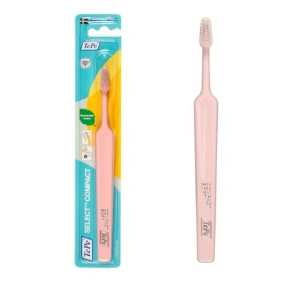 Obrázek TEPE Select Compact Soft zubní kartáček měkké štětiny v kompaktní úzké hlavě kartáčku pro Jung Alt 1 x 1, barevně tříděné