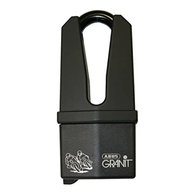 Obrázek ABUS Zámek na brzdový kotouč GRANIT Quick 37/60HB70 ochrana proti krádeži při středním riziku robustní 11 mm závěs s ochranou třmenu včetně Memory Clip a přepravní tašky barva žlutá