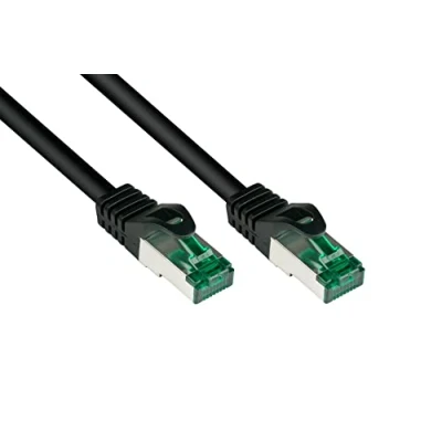 Obrázek Good Connections® PREMIUM Cat. 6A venkovní propojovací kabel 25 m IP66 s ochranou rastového nosu 10 GIGABIT, měděný vodič / CU S/FTP, PiMF 500MHz pro použití, odolný vůči UV