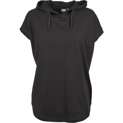 Obrázek Urban Classics dámské tričko Sleeveless Jersey Hoody, černá