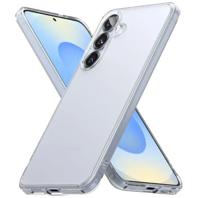Obrázek Ringke Fusion Case [proti otiskům prstů] kompatibilní s pouzdrem Samsung Galaxy S25, matované tvrdé PC odolné proti poškrábání nárazu TPU ochrana ochranné pouzdro na mobil