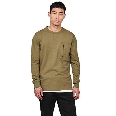 Obrázek G STAR RAW Pánská trička Vehem Pocket, Zelená (Sage D14411 a764 724)