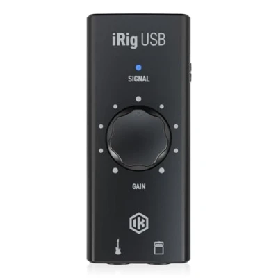 Obrázek IK Multimedia USB kytara iRig C audio rozhraní pro MAC a PC (přenos zvuku s vysokým rozlišením, výstup AMP se dvěma režimy FX/Thru, regulátor vstupního zesilovače, vč. aplikace softwarového