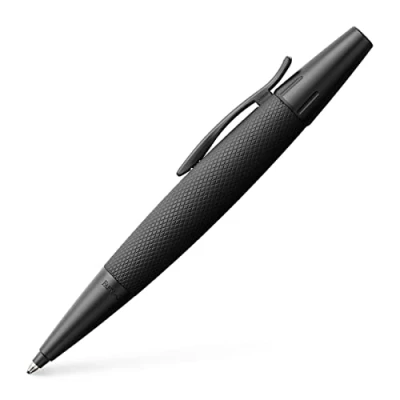 Obrázek FABER CASTELL 148690 otočné kuličkové pero e motion pure, tloušťka: B, včetně dárkového balení, barva násady: černá