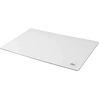 Obrázek silwy® Kovová rohož WHITE v koženém vzhledu pro uložení magnetického nádobí, 40 x 27 cm, lze přistřihnout, perfektní karavanování a boating