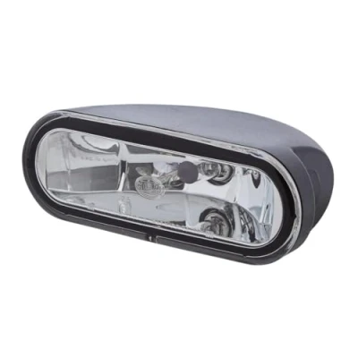 Obrázek HELLA Halogenový dálkový světlomet FF 75 12V oválný referenční číslo: 12. 5 CCC čiré rozptýlené sklo levé/pravé 1FA 008 284 011, transparentní, černý