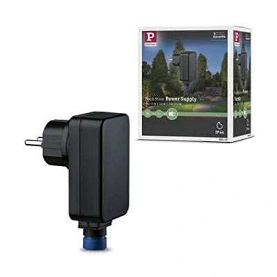 Obrázek Napájecí zdroj Paulmann 988.48 pro venkovní napájení Plug &amp; Shine IP44 230 / 24V DC 21W 98848 transformátorový transformátor osvětlení