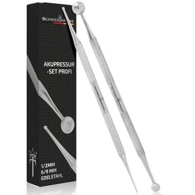 Obrázek Schwertkrone akupresurní tužka na jizvy, sada, tyčinky 1 + 2 mm / 6 9 akupunkturní tyčinka