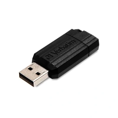 Obrázek 128 GB USB Flash 2.0 Pin Strip Store&#039;n&#039;go Black Verbatim P Blist