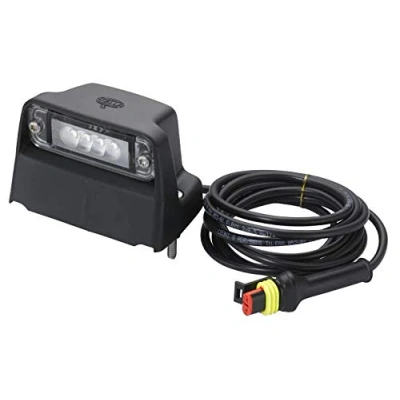 Obrázek HELLA 2KA 010 278 081 osvětlení registrační značky přívěs LED 24V nástavba/šroubované ADR/GGVS Barva světelného panelu: čiré kabel: 2010mm venkovní