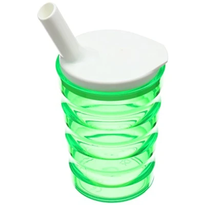 Obrázek Performance Health Sure Grip 200 ml Non Spill Green Cup with Small Lid Aperture