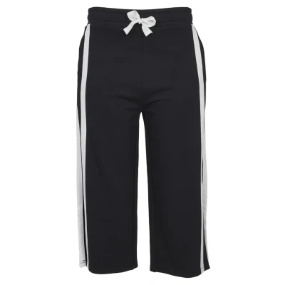 Obrázek Urban Classics Ladies Taped Terry Culotte Teplákové kalhoty, Ženy, Velikost: Medium, Black/white