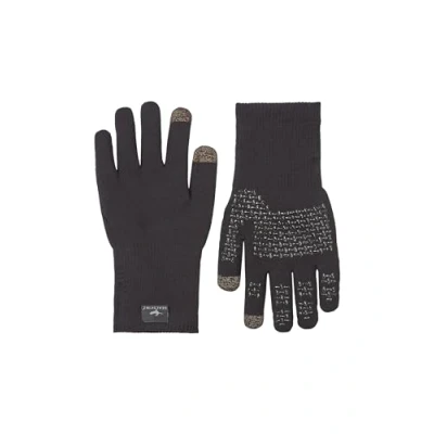 Obrázek SEALSKINZ Unisex Allwetter Ultra Grip Strickhandschuh Schwarz, M