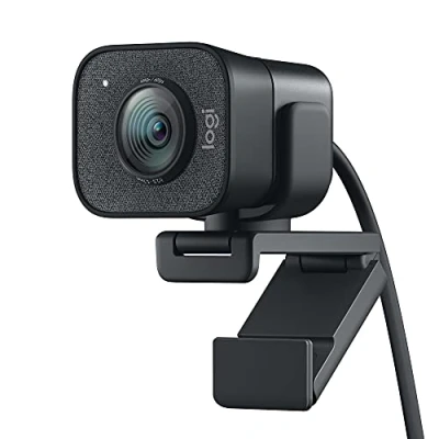 Obrázek Webová kamera StreamCam od Logitech pro živé streamování a vytváření obsahu, vertikální video ve Full HD 1080p při 60 fps, inteligentní automatické zaostření, USB C, YouTube, Gaming Twitch, PC/Mac černá