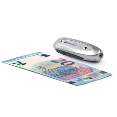 Obrázek Safescan 35 přenosných kontrol bankovek pro rychlou kontrolu bankovek, kreditních karet a průkazů zkoušečka s UV světlem světlo