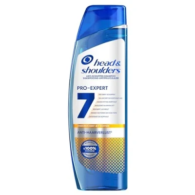 Obrázek Head &amp; Shoulders PRO EXPERT 7 šampon proti ztrátě vlasů lupům obohacený kofeinem 250 ml, bojuje problémům s pokožkou hlavy, ochrana pokožky hlavy