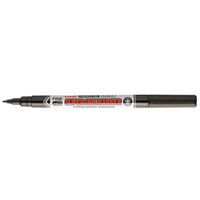 Obrázek Uni Ball Permanentní popisovač Super Ink, rychleschnoucí, nevybledne, z šířky linky 0,9 mm, 12 kusů