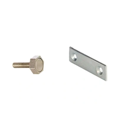 Obrázek Magnetický 15 mm dveří 95 N pro sauny s Příponka hranatá