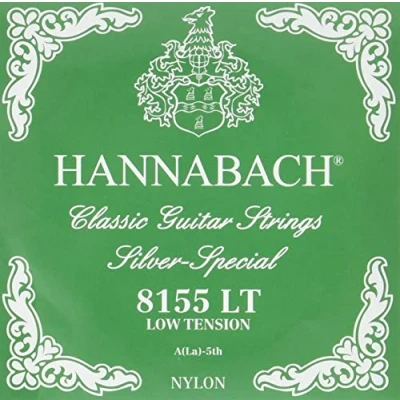 Obrázek Hannabach struny pro klasickou kytaru série 815 A5 Low Tension Silver Special, kytarové (kvalitní, univerzální téměř každý nástroj, struny, klasická kytara, vyrobeno v