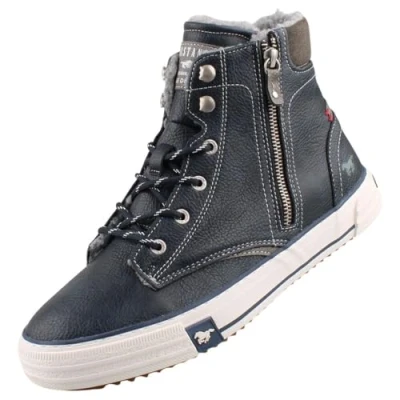 Obrázek MUSTANG Pánské tenisky High Top, Námořnická modrá