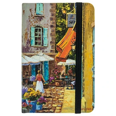 Obrázek TSI 63546 3 zápisník s 192 stran velikost 93 x 140 mm, linkovaný, motiv &quot;trhu Café&quot;