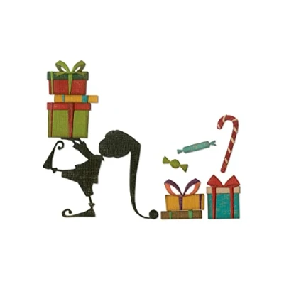 Obrázek Sizzix Thinlits Stanzformen Set 12Pk Weihnachtsmannhelfer