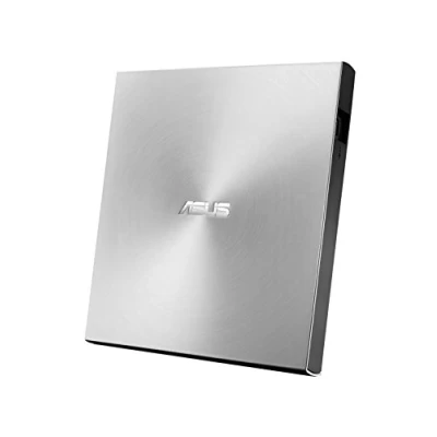 Obrázek Asus ZenDrive U9M externí vypalovačka DVD (pro Apple MacBook &amp; Windows PCs/notebooky, vč. USB C kabelu, vypalovacího softwaru a Nero Backup App, M Disc Support, 2. 0) stříbrná