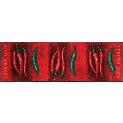 Obrázek wash+dry Rohožka, Hot Chilli 60 x 180 cm, uvnitř a venku, pratelná