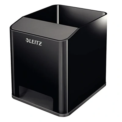 Obrázek Leitz 53631064 Sound kyblík na tužky (Sound Verstaerkungs funkce, WOW) Černá/Antracit
