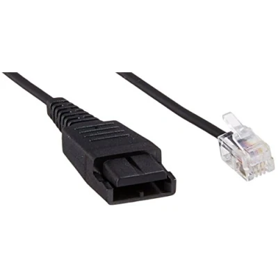 Obrázek Jabra 88001 03 hladký připojovací kabel GN1216 pro Avaya, QD na RJ9 černý