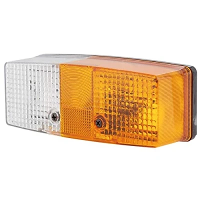 Obrázek HELLA Směrové světlo halogen 12V / 24V nástavba/šroubové připojení ECE zástrčka: plochá zástrčka vpředu/vlevo množství: 1 2BE 003 184 051, bílá, žlutá, černá