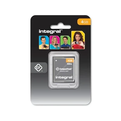Obrázek Integral Memory INCF4GV2 CompactFlash 4GB paměťová karta
