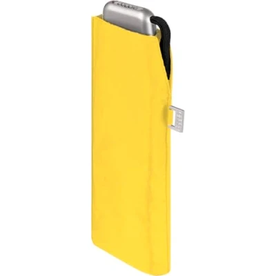 Obrázek Doppler Kapesní deštník Carbonsteel Slim Uni praktický formát lehký jako pírko 22 cm, Shiny Yellow