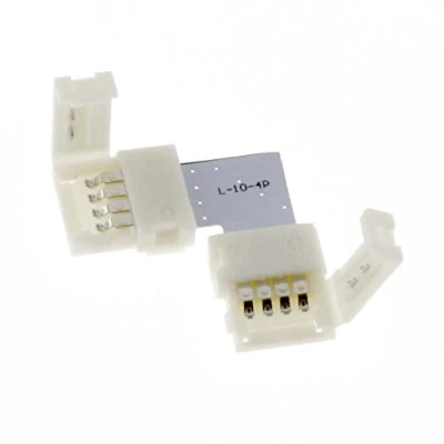 Obrázek RGB 10 mm konektor (kříž, L a T) roh spojka adaptér klipů (D (roh) konektor)