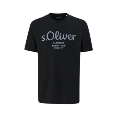 Obrázek Tričko s potiskem loga, černá, 3XL