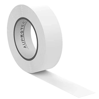 Obrázek AUPROTEC 1x izolační páska bílá 15 mm x 10 m VDE isoband PVC elektrikářská lepicí DIN EN 60454 3 1