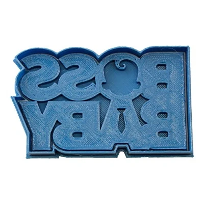 Obrázek Cuticuter EL Bebe Jefazo Logo Ausstecher, Blau, 8 x 7 1,5 cm