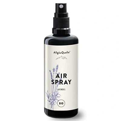 Obrázek AllgäuQuelle BIO AirSpray se 100% levandulovým olejem (100 ml) Přírodní vůně do místnosti s přírodním éterickým ve spreji