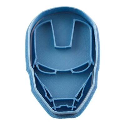 Obrázek Cuticuter Superhrdiny Iron Man vykrajovátko, modrá, 8 x 7 1,5 cm