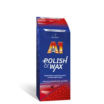 Obrázek DR. WACK A1 Polish &amp; Wax 250 ml leštidlo na auto vosk v jednom Spolehlivé odstranění škrábanců Lepší ochrana a lesk pro všechny druhy laků vysoce kvalitní péče o