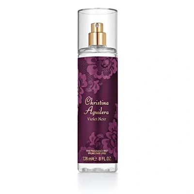 Obrázek Christina Aguilera Violet Noir Fine Fragrance Mist, vůně s květinovými a ovocnými tóny, parfém pro dámy 236 ml