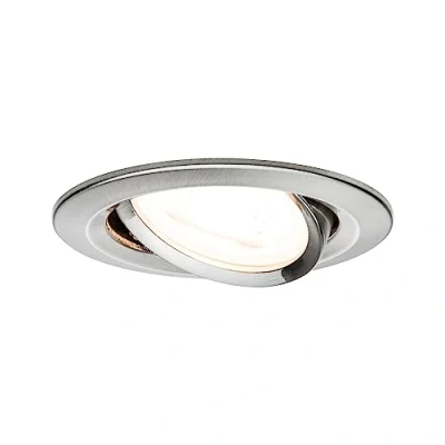 Obrázek Paulmann 93641 Nova LED vestavné svítidlo kulaté stropní bodové světlo železo max. 35 W vestavný rám GU10 zářič bez žárovky