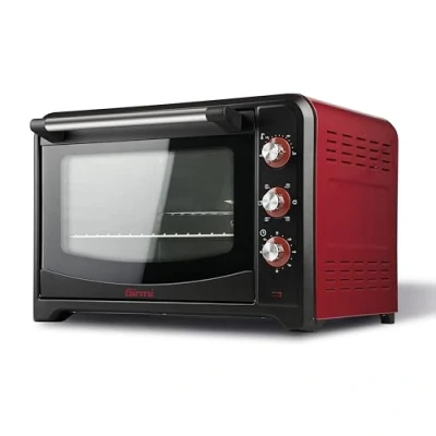 Obrázek Girmi FE6000 Elektroofen, 2000 W, Stainless Steel, Rot