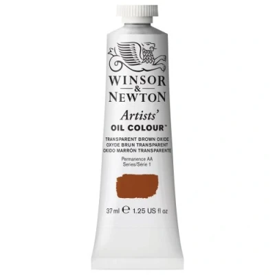 Obrázek Winsor &amp; Newton olejová barva 1214648 Artists 37 ml tuba, umělec s nejvyšší možnou pigmentací, světlostálost průhledný oxid hnědý,
