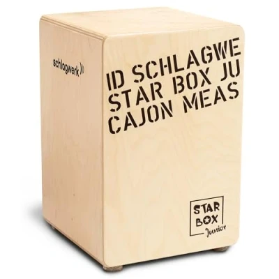 Obrázek Schlagwerk CP400SB Star Box Kids Cajon nástroj speciálně pro děti a malé bubeníky hudební bicí se snare 24 x 36 cm Made in Germany