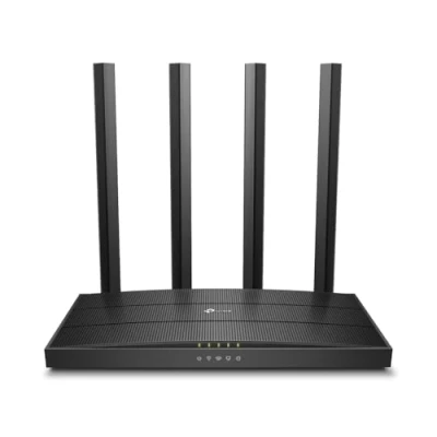 Obrázek TP Link Archer C6 Dualband Gigabit WLAN Router (867Mbit/s 5GHz + 300Mbit/s 2,4GHz, 4 LAN Port, MU MIMO, IPTV, Unterstützt keine DSL Funktion