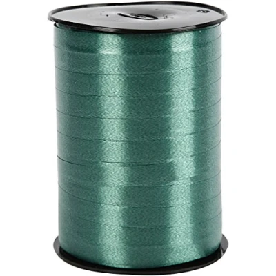 Obrázek Creativ Company Kräuselband 250m, dunkles Grün