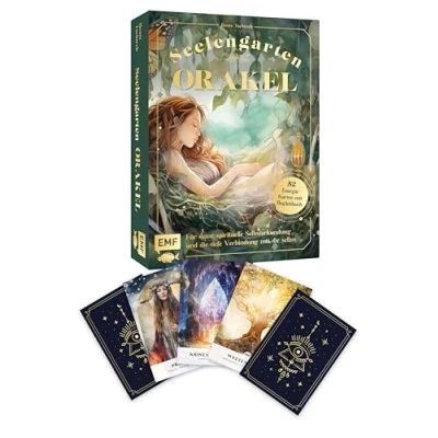 Obrázek Orakel Karten Set: Seelengarten Für deine spirituelle Selbsterkundung und die tiefe Verbindung mit dir selbst: 52 Begleitbuch