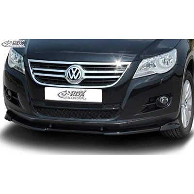 Obrázek RDX přední spoiler VARIO X Tiguan (2007 2011) okraj nástavec hrana spoileru, černý